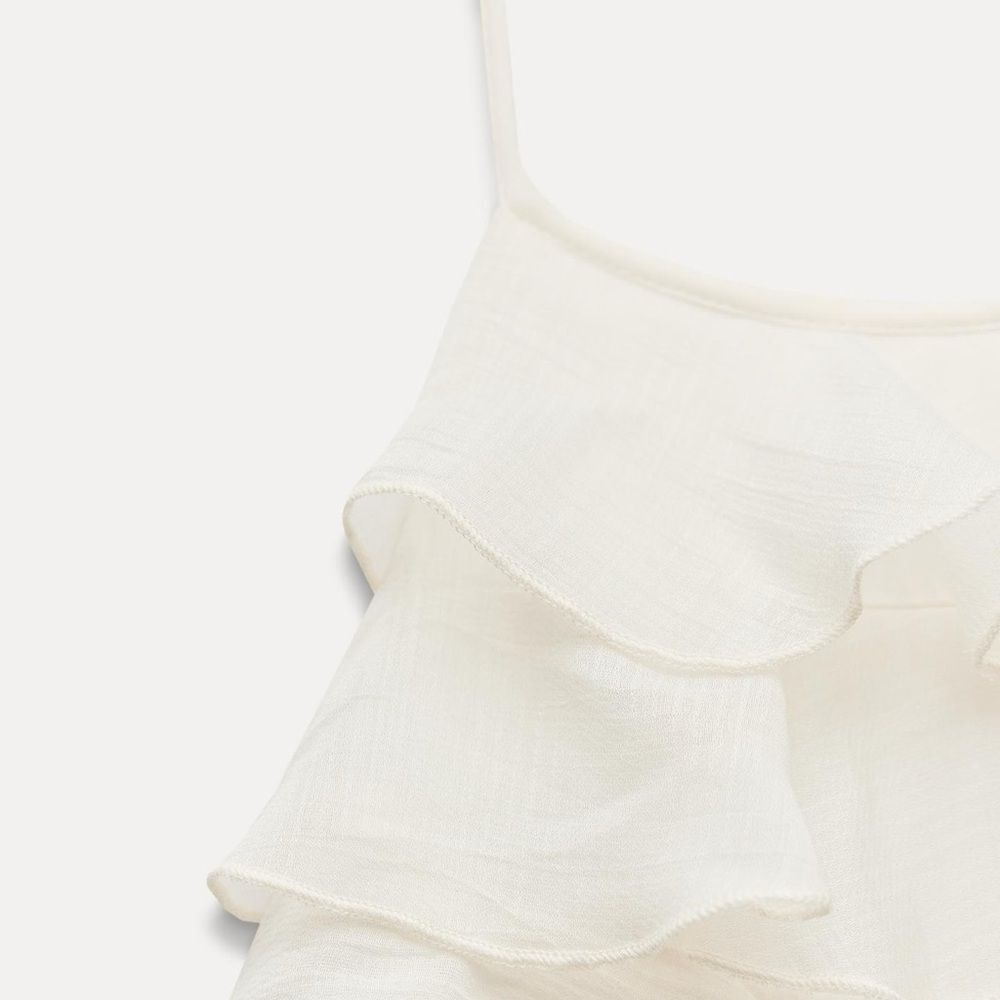 Zara ruffle halter neck dress - Picture 7 of 11